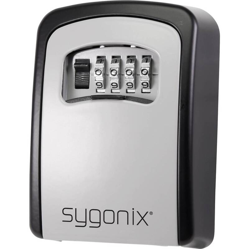 Sygonix Schlüsseltresor Zahlenschloss KaySafe C4 Schlüsselbox schwarz 88x120mm - 4053199567720
