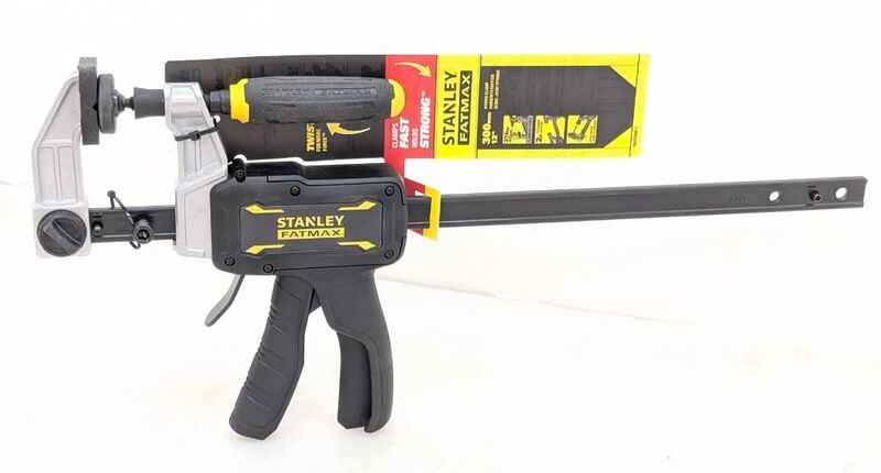Stanley Einhandzwinge Spannzwinge 300mm 135kg Ausladung 63,5mm Werkzeughalter - 3253560830069