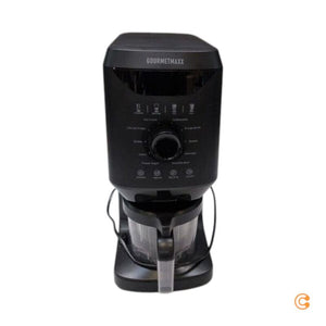 D-Ware GourmetMaxx Eismaschine 800W schwarz Eismaschine für cremiges Eis 2x500ml 500ml