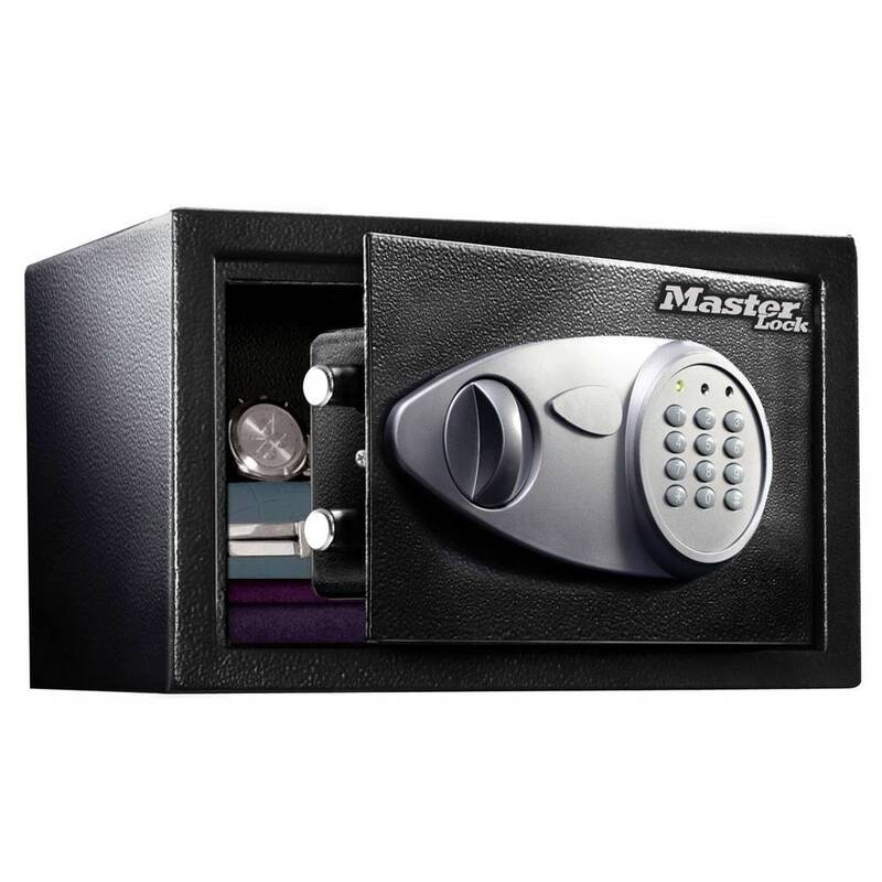 Master Lock 16.44L Medium Digital Combination Safe, Black & Grey - 0049074025700