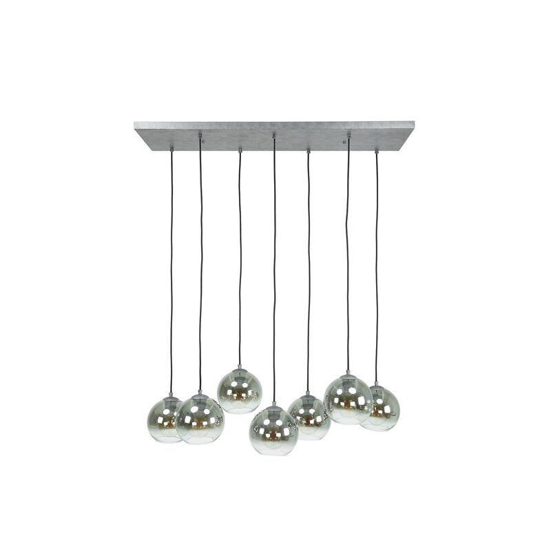 Hängeleuchte Allessandra LED Hängelampe Deckenlampe Lampe Glas siebenflammig - 8713244710728