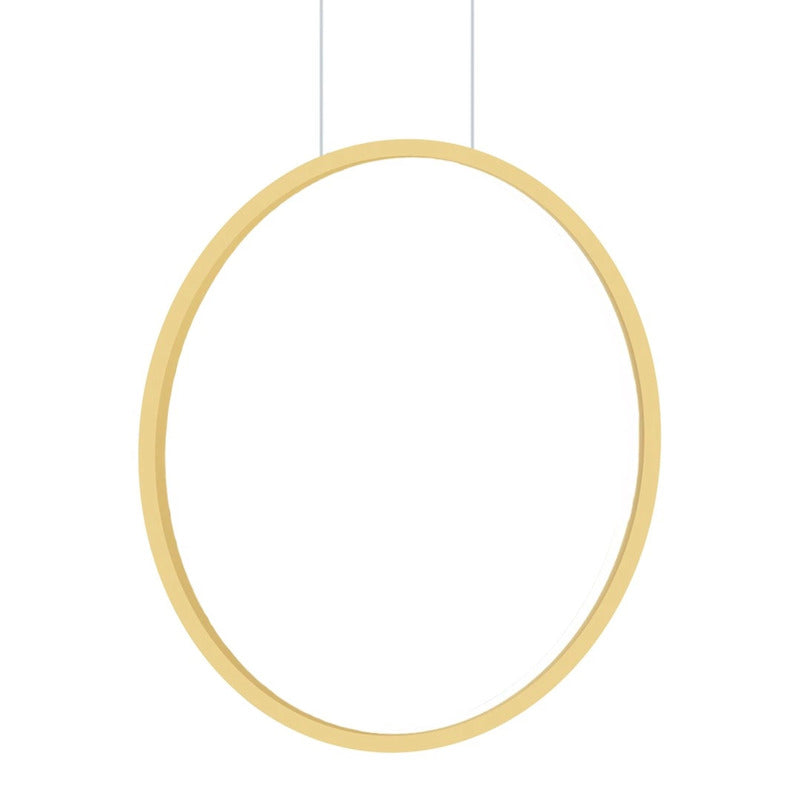Milagro Lighting LED Pendant Light Saturno Vertical, Gold, Ø 50 Cm, Metal - 5902693788553