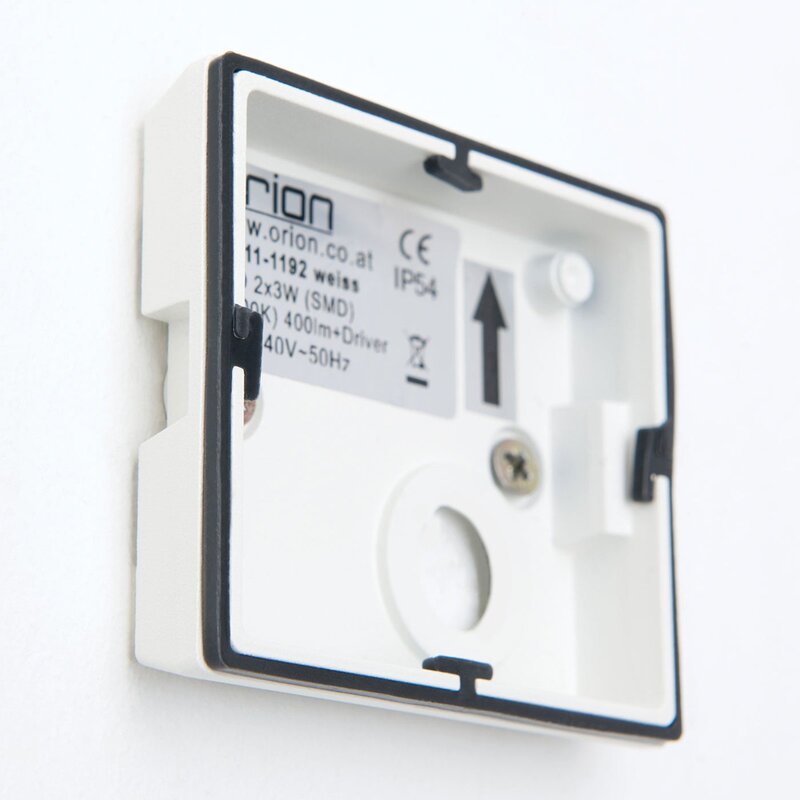 Cube Wandleuchte Außenleuchte LED weiß Aluminium Außenwand Lampe Fassade Haus - 9003090253623