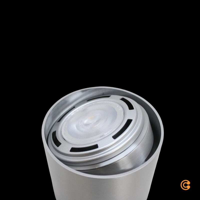 Arcchio Downlight Spotleuchte Leuchte GU10 LED Rosalie rund Silber dimmbar - 4251096552195
