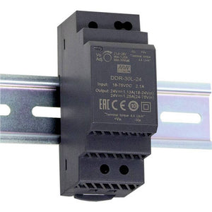 B-Ware Mean Well Hutschienen-DC/DC-Wandler DDR-30G-24 30W 24V 1.25A 1 Ausgang 90x54.5mm