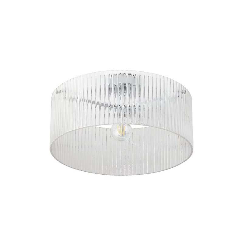 Lucande Deckenleuchte Meritt LED Lampe Leuchte dimmbar chrom klar Ø40cm 20cm - 4255830906077