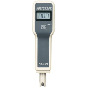 B-Ware VOLTCRAFT PH-MESSSTICK PHT-01 ATC pH-Messgerät 0-14 pH mit ATC und Zubehör