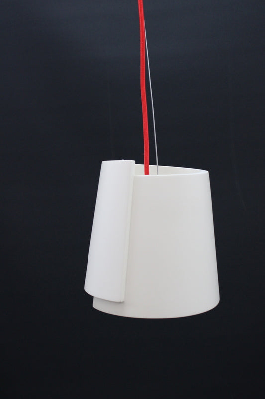 Deko Light Hängeleuchte Twister I Hängelampe Deckenlampe Leuchte weiß Ø 18 cm - 4042943160898