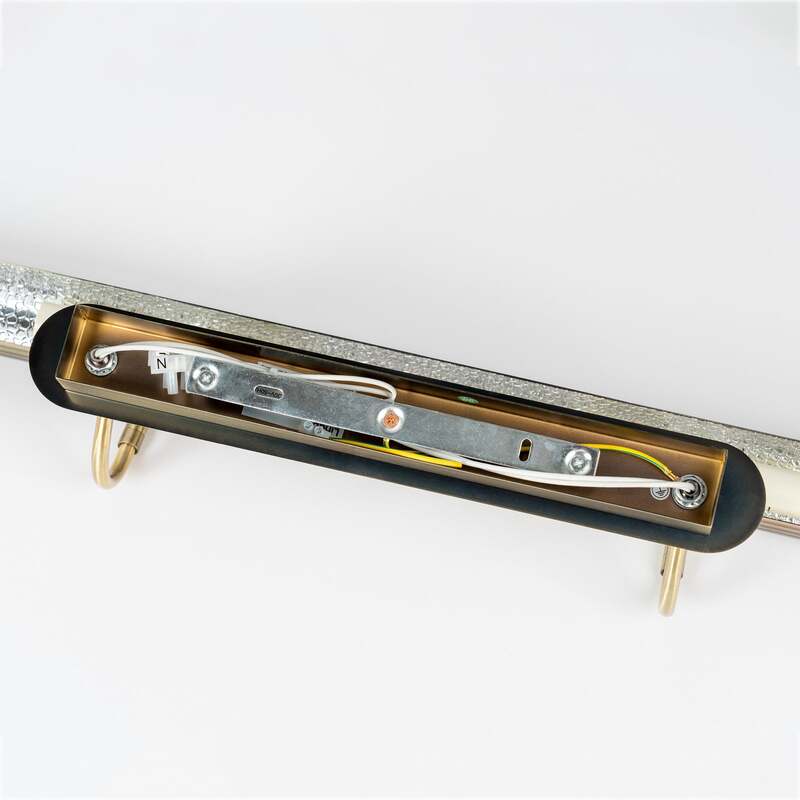 Lindby Bilderwandleuchte Joely LED Wandleuchte Lampe dimmbar messing 73cm - 4251096536393