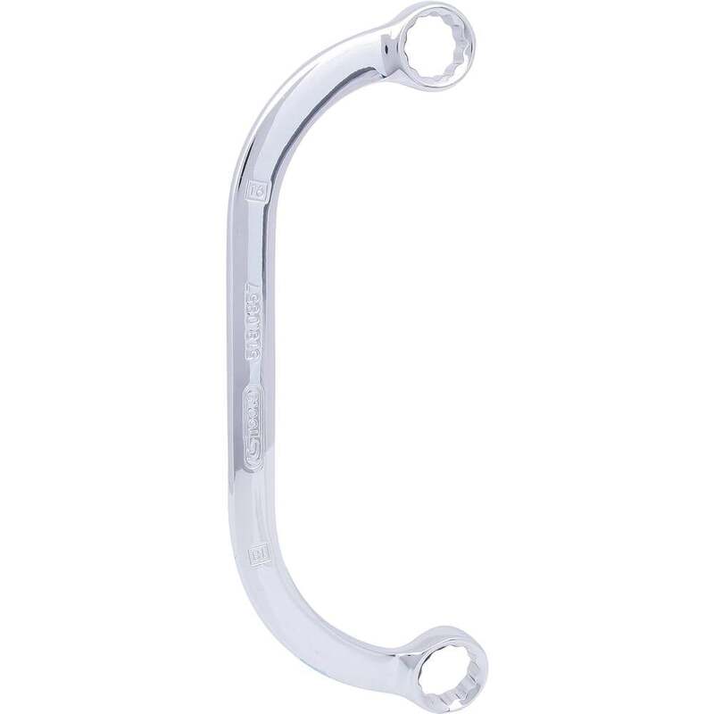 KS Tools Doppelringschlüssel Ringschlüssel metrisch SW 16 - 18 mm 2 STÜCK - 4042146112342