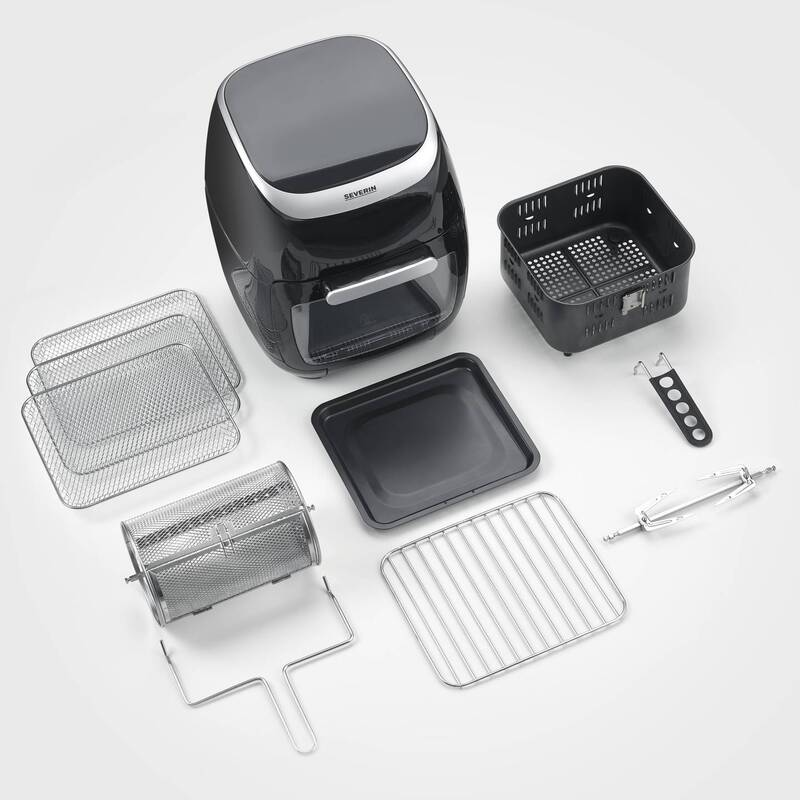 Severin Fritteuse FR 2446 Heißluftgarer Airfryer Heißluftfunktion schwarz 11L - 4008146041747
