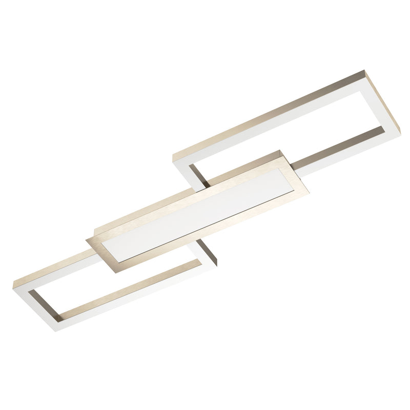 Eglo Deckenleuchte Lampe LED Monirote Fernbedienung Nickel Aluminium 78 cm - 9002759997915