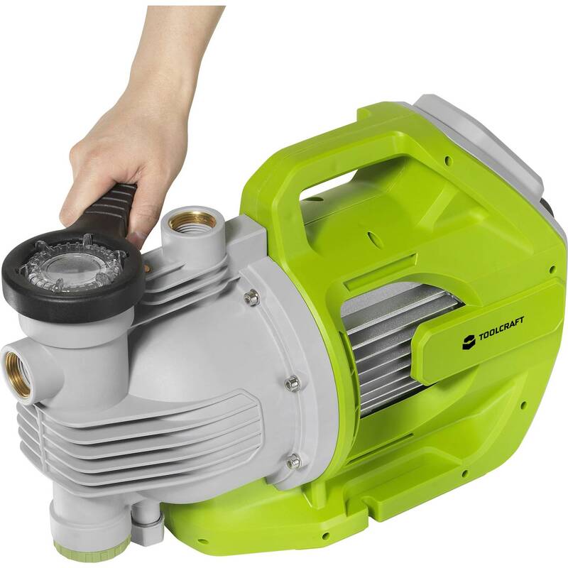 TOOLCRAFT AUTOMATIK GARTENFILTERPUMPE 6000 l/h 53 m Förderhöhe IPX4 1300 W - 4064161310138