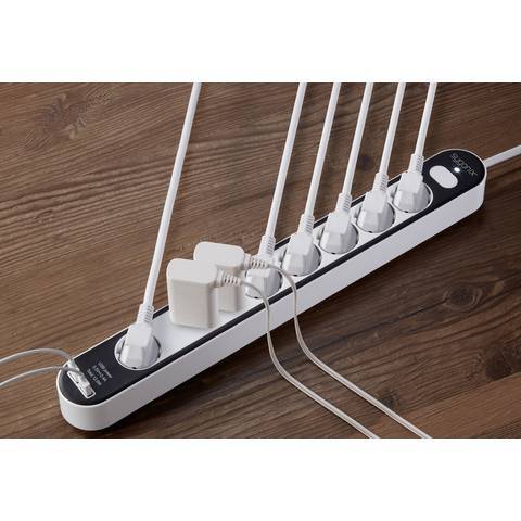 Sygonix SY-4538278 Steckdosenleiste Mehrfachstecker USB Schutzkontakt 39 STÜCK - 4064161081779