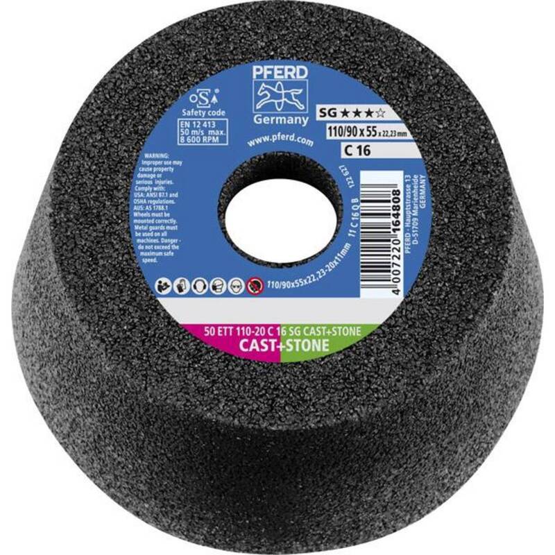 Pferd Tools Schleiftopf Topfstein Guss Flächenschliff Entgraten Stein 5 STÜCK - 4007220164808