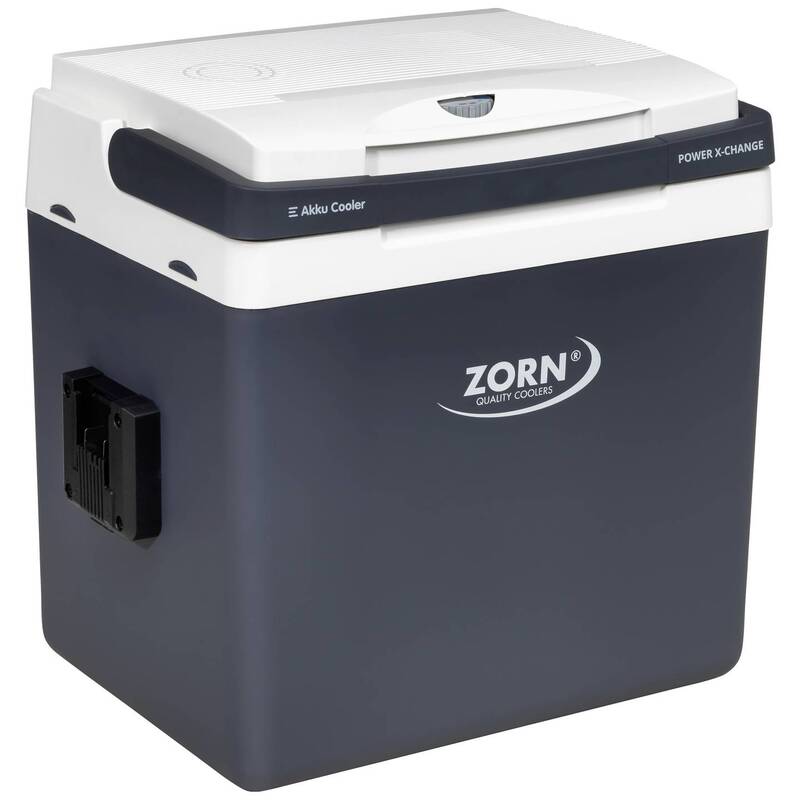 ZORN Akku-Kühlbox Z 26 DC 25l Thermoelektrisch Grau Delta T bis 17°C ohne Akku - 4251702501197