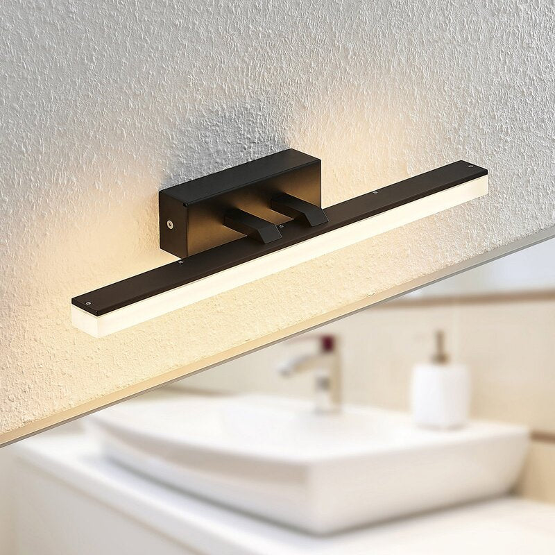 Lucande Wandleuchte Wandlampe LED Leuchte schwarz weiß warmweiß Badezimmer I84 - 4251096597288
