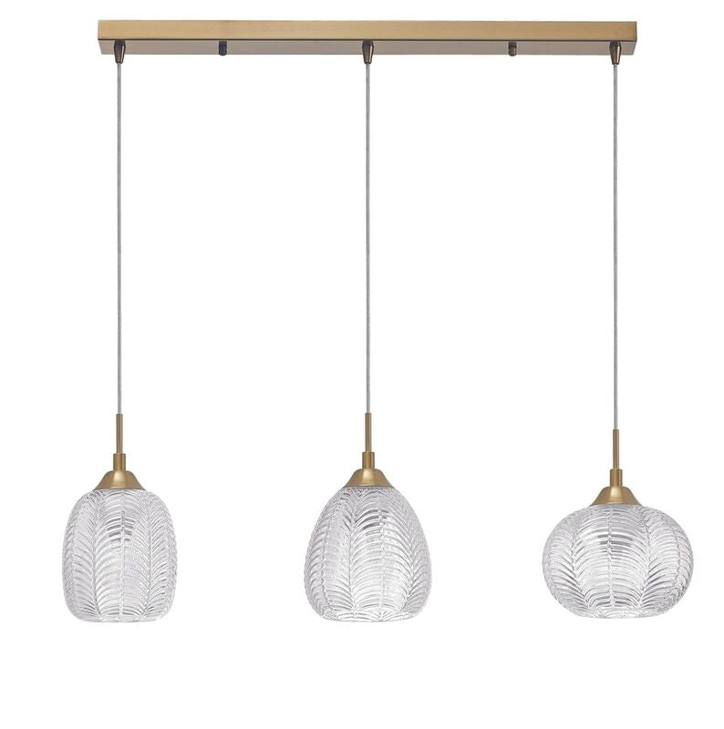 Nova Luce Pendelleuchte Hängeleuchte VARIO Gold E27 LED 3-fach dimmbar Lampe - 5212017427007