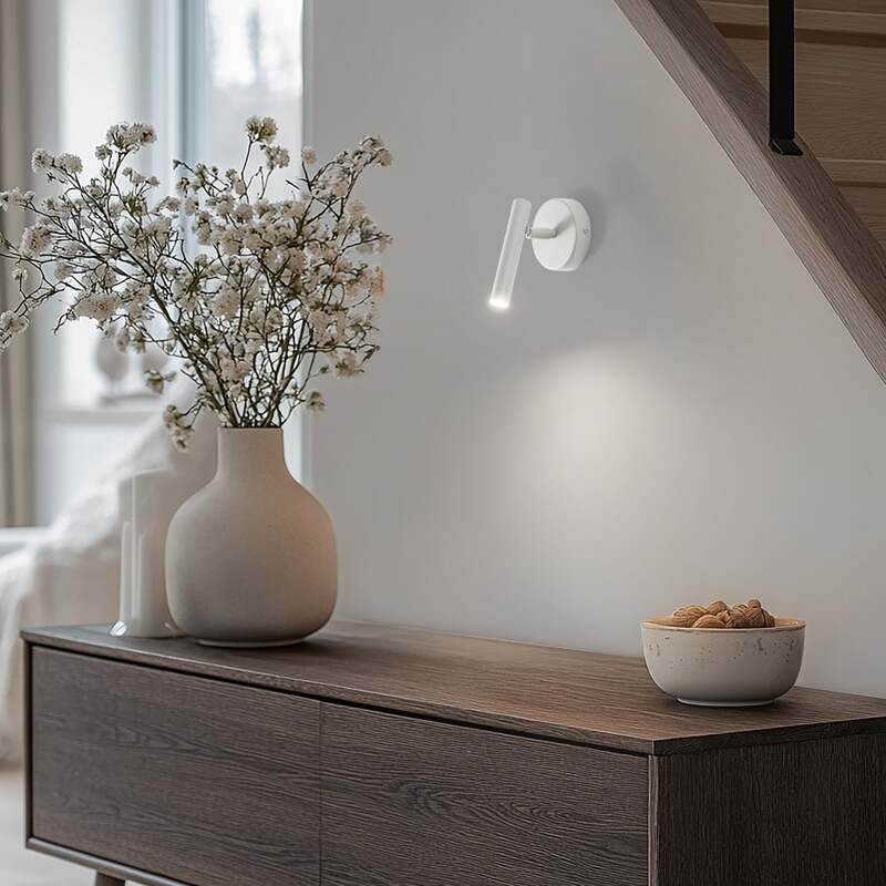 SIGMA Wandleuchte Leuchte Wandlampe taupe Stahl G9 Lampe Höhe 15 cm - 5902846811565