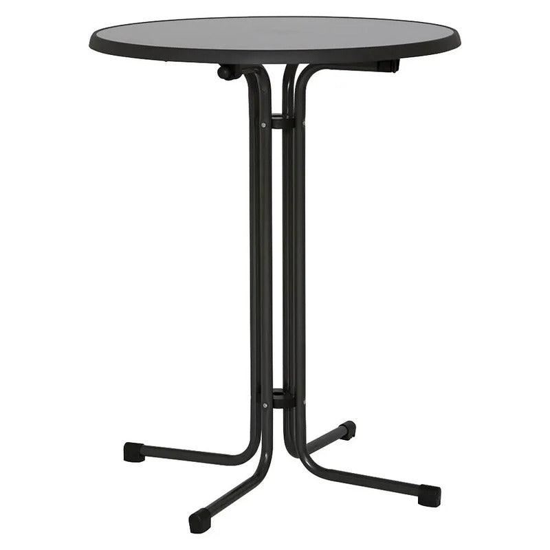 Siena Garden Gartentisch Klapptisch Tisch Paco Stahl Melamin anthrazit Ø 100 cm - 4013806060266