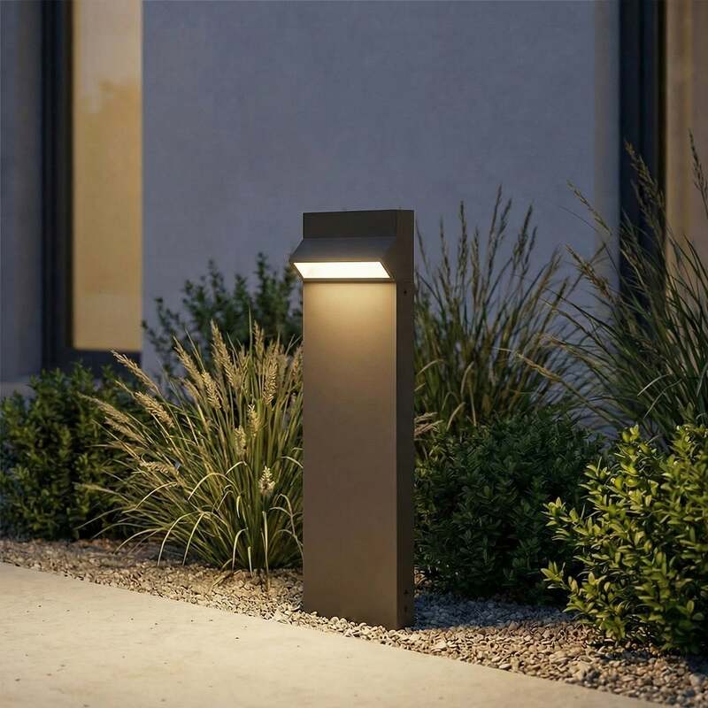 Arcchio Wegeleuchte Gartenleuchte Vonar LED anthrazit 50cm Höhe 7,8W IP65 1405lm - 4255830910142