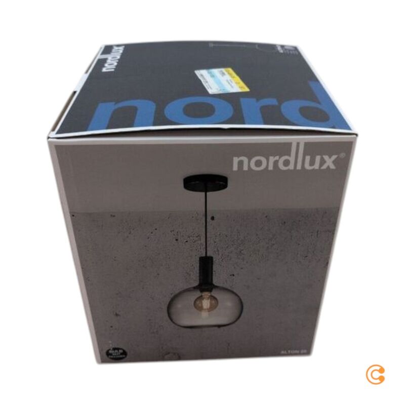 Nordlux Pendelleuchte Hängeleuchte Alton 25 E27 60W Glas Rauch 300cm Lampe - 5701581452688