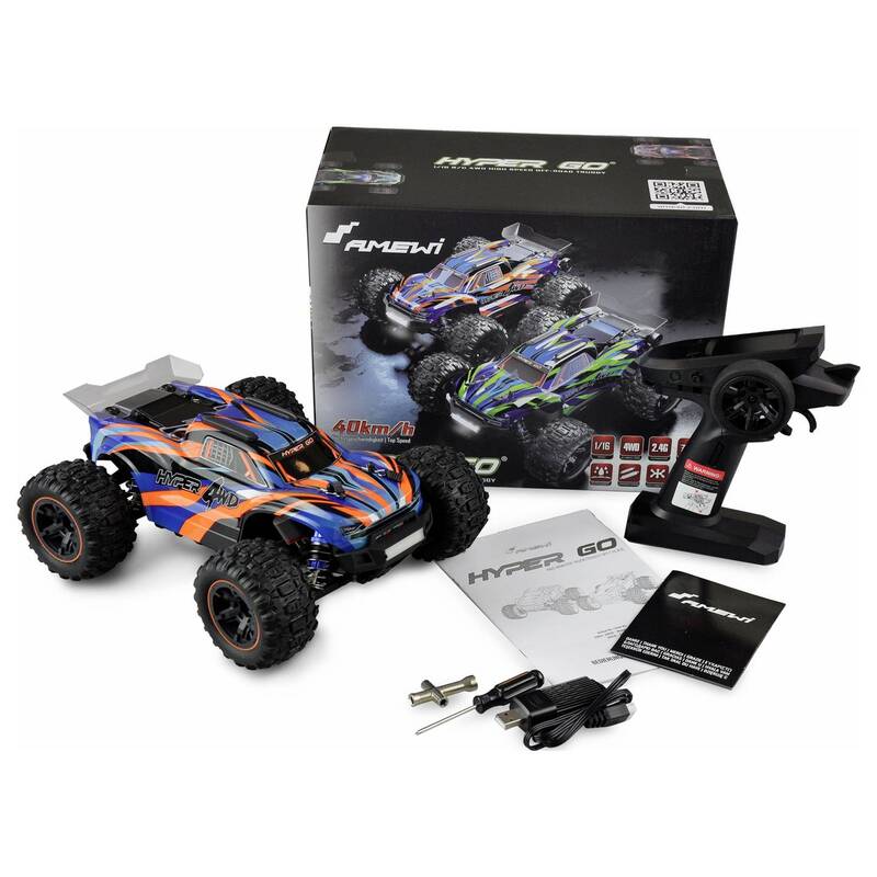 Amewi Hyper GO Basic Brushed 1:16 RC Elektro Truggy Allradantrieb Modellauto - 4260768517233