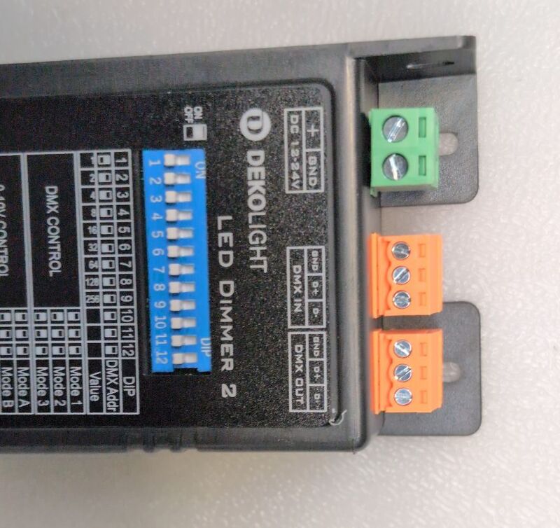 Deko Light LED-Dimmer 843336 Dimmer Lichtdimmer Schwarz 12V Energieeffizienz - 4042943192363