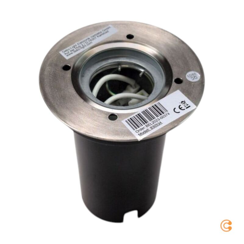 Deko Light Bodeneinbauleuchte GU10 LED 7W schwarz IP67 Gartenlampe Leuchte - 4042943163943