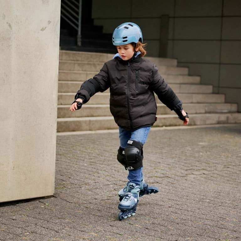HUDORA Inline-Skate Leon 2.0 blau/grau für Kinder Gr. 33-36 verstellbar Skates - 4005998282564