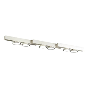 B-Ware Lucande Kellino Deckenleuchte Deckenlampe Deckenlicht Leuchte 6-flammig nickel