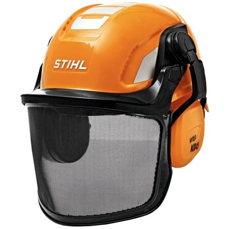 STIHL Profihelm Nachbildung Kinderhelm Spielzeughelm mit klappbarem Visier - 0886661869428