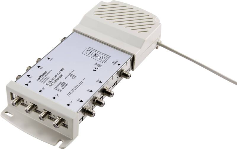 Renkforce SAT-Multischalter Multischalter Eingänge 5 Teilnehmer-Anzahl6 Handwerk - 4064161042831