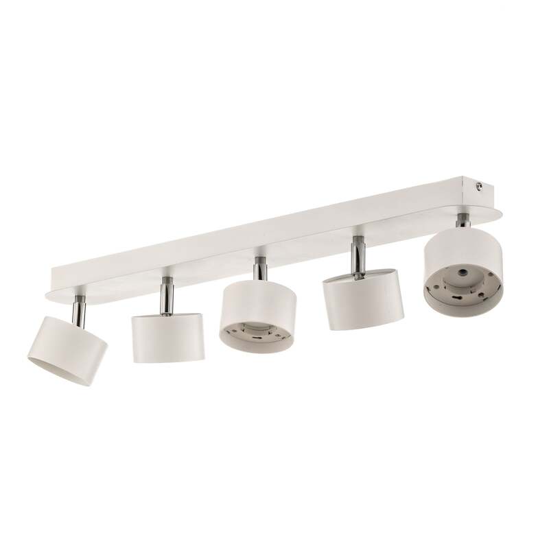 Euluna Deckenstrahler Cloudy Deckenlampe Wohnzimmerleuchte 5-flammig GX53 weiß - 5902693775980
