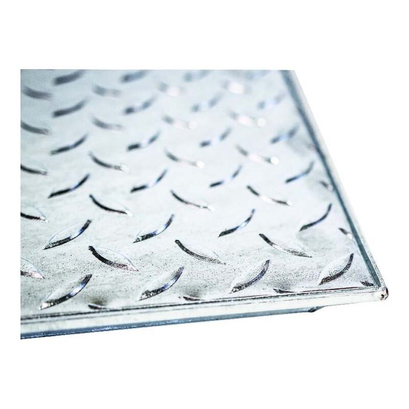 Homberg Schachtabdeckung begehbar schwarz Stahl 80x80cm Aushebeöffnung robust - 4053569877640