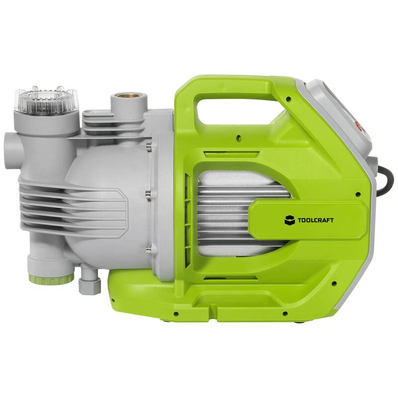 TOOLCRAFT AUTOMATIK GARTENFILTERPUMPE 6000 l/h 53 m Förderhöhe IPX4 1300 W - 4064161310138