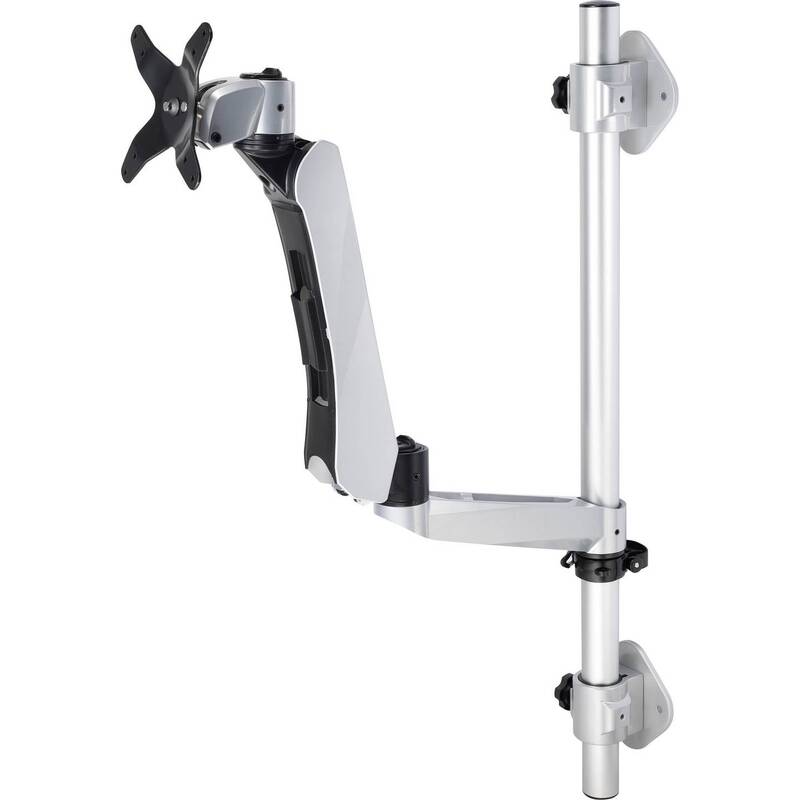 SpeaKa Professional SuperFlex Monitorhalter höhenverstellbar 10"-30" grau - 4016138867671