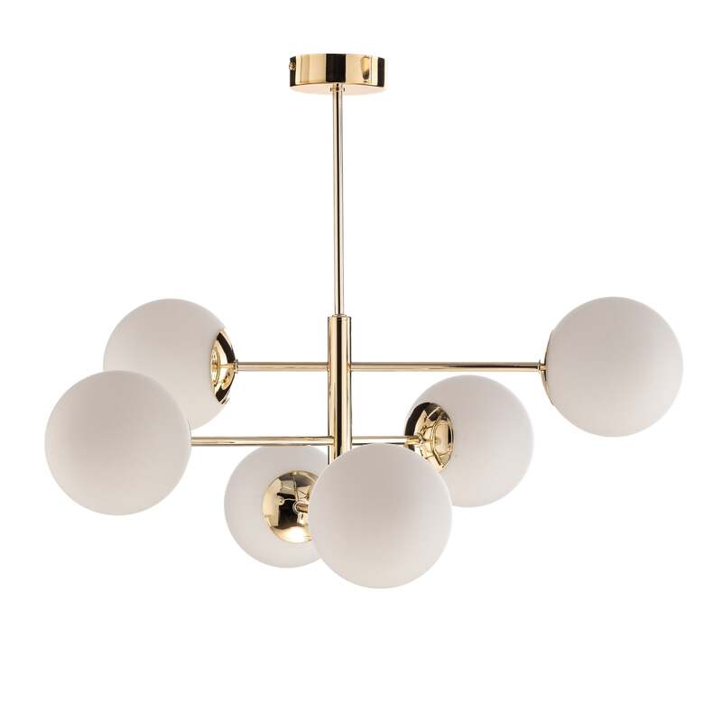Euluna Hängeleuchte Aurora Pendelleuchte Lampe 6-flg goldfarben SIEHE TEXT/FOTO - 4255830900051