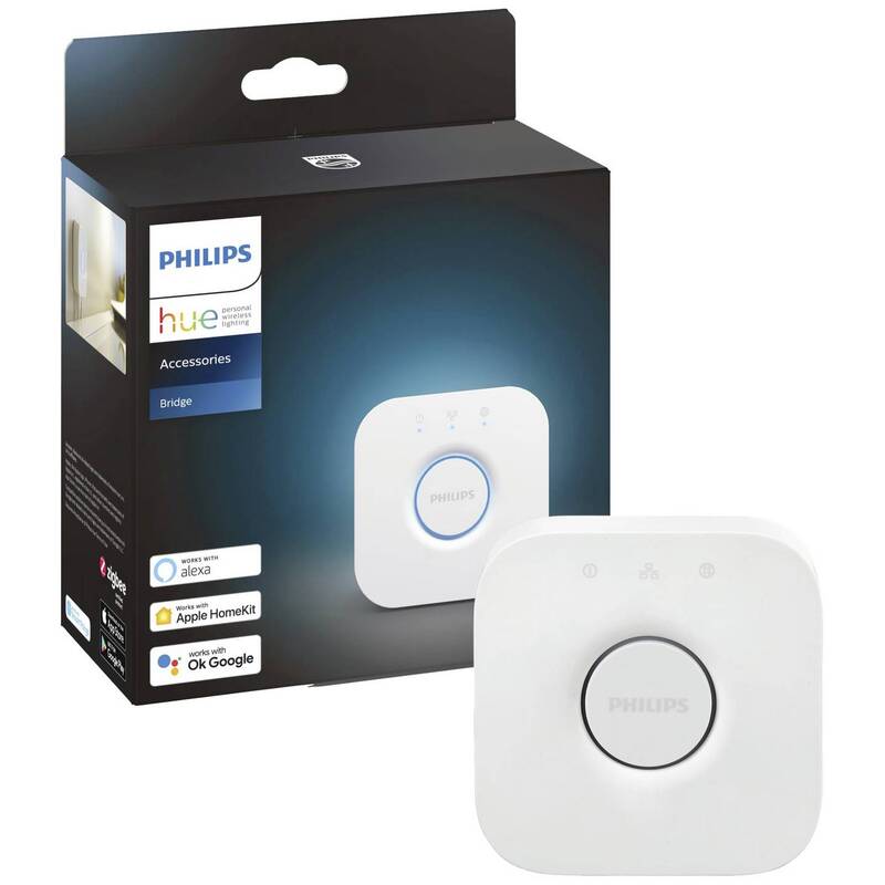 Philips Hue Zentrale Hue Bridge Smart Home Steuerung Google Home weiß 220g - 8719514342620