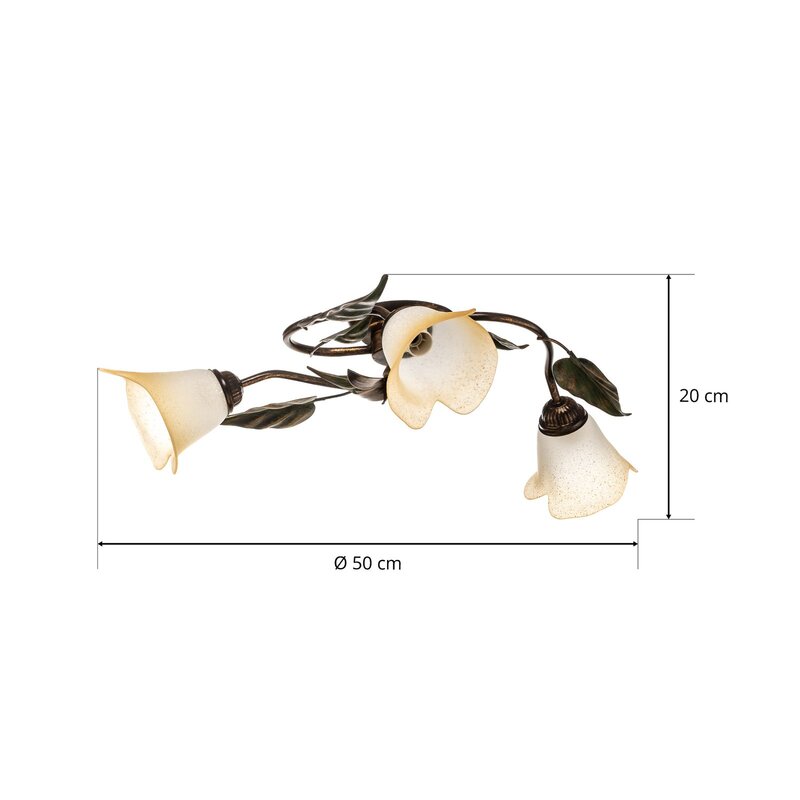 Miranda Deckenleuchte Deckenlampe Leuchte Lampe Deckenlicht Licht - 8030626537699