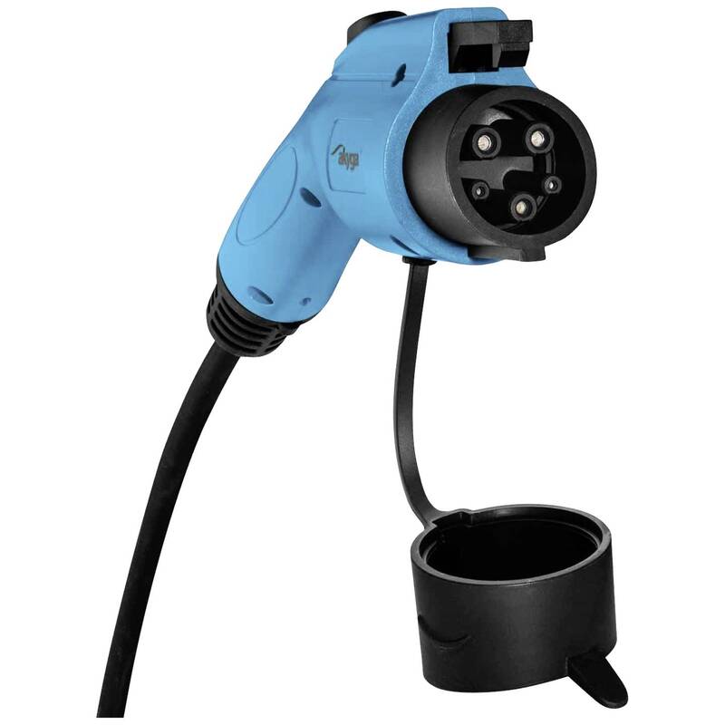 Akyga AK-EC-18 Ladekabel Kabel Elektroauto 5m Blau Type1 16A 3.8kW Kupfer LCD - 5901720139443