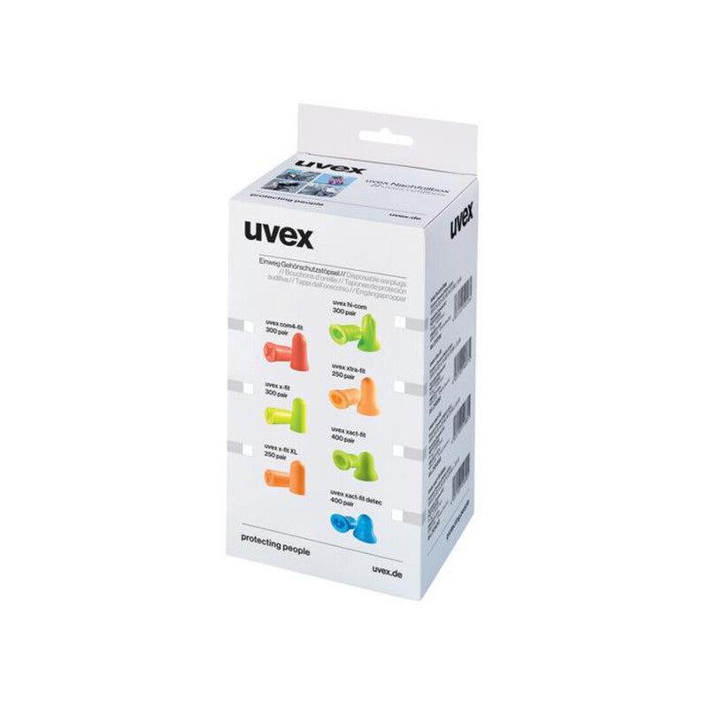 Uvex Gehörschutzstöpsel R300 orange wiederverwendbar SNR 33dB 300 Paar - 4031101501277