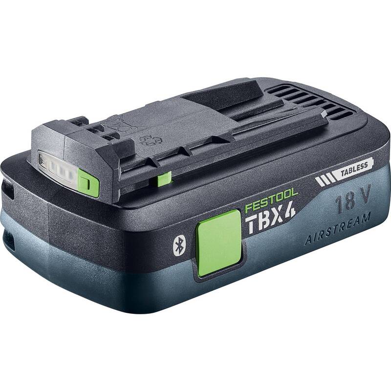 Festool Akku-Adapter BP 18 TBX 4 C-ASI 18V 4Ah wiederaufladbar schwarz 600g - 4014549464519