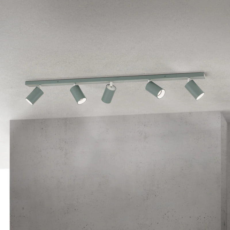 Orion Deckenstrahler Sean Spot Deckenlampe hellgrün Aluminium GU10 LED 5-flammig - 9003090281572