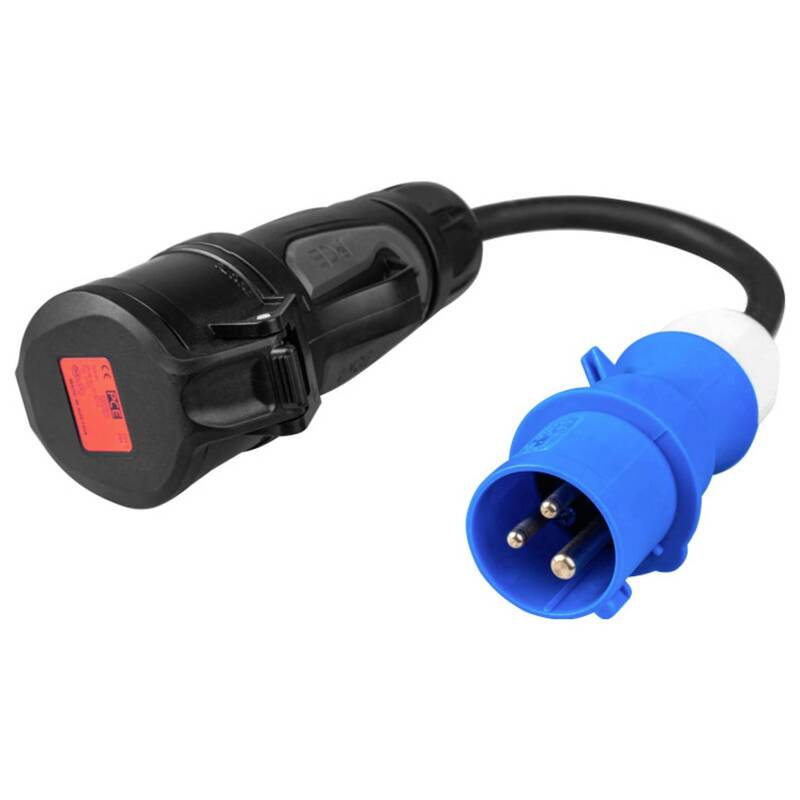 Green Cell Adapterkabel Verbindungskabel eMobility Rot 16A 400V CEE Kupplung - 5904326373273