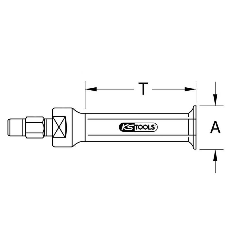 KS Tools Abzieher 660.0121 Werkzeug Spezialstahl Spannbereich 35-42mm 280g - 4042146302194