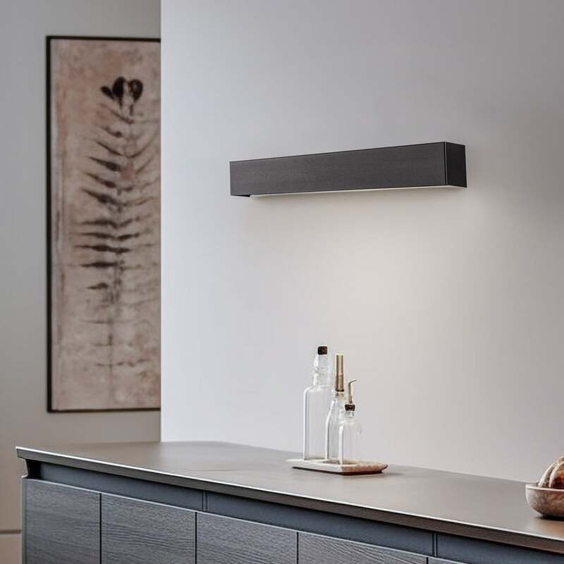 Nowodvorski Lighting Wandleuchte Wandlampe Straight S schwarz Leuchtmittel inklu - 5903139759694