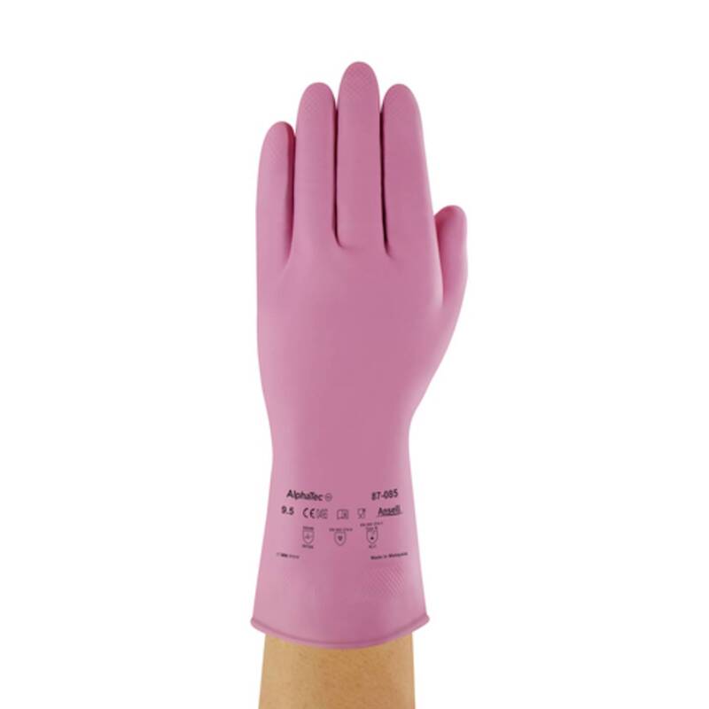 Ansell 87085075 AlphaTec Baumwollvelour Chemikalienhandschuh 8 22 STÜCK - 2050008483242