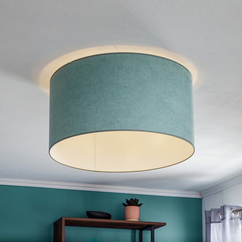 Euluna Deckenlampe Pastell Roller Deckenleuchte Mintgrün Leuchte Ø 60 cm LED E27 - 5903689183949