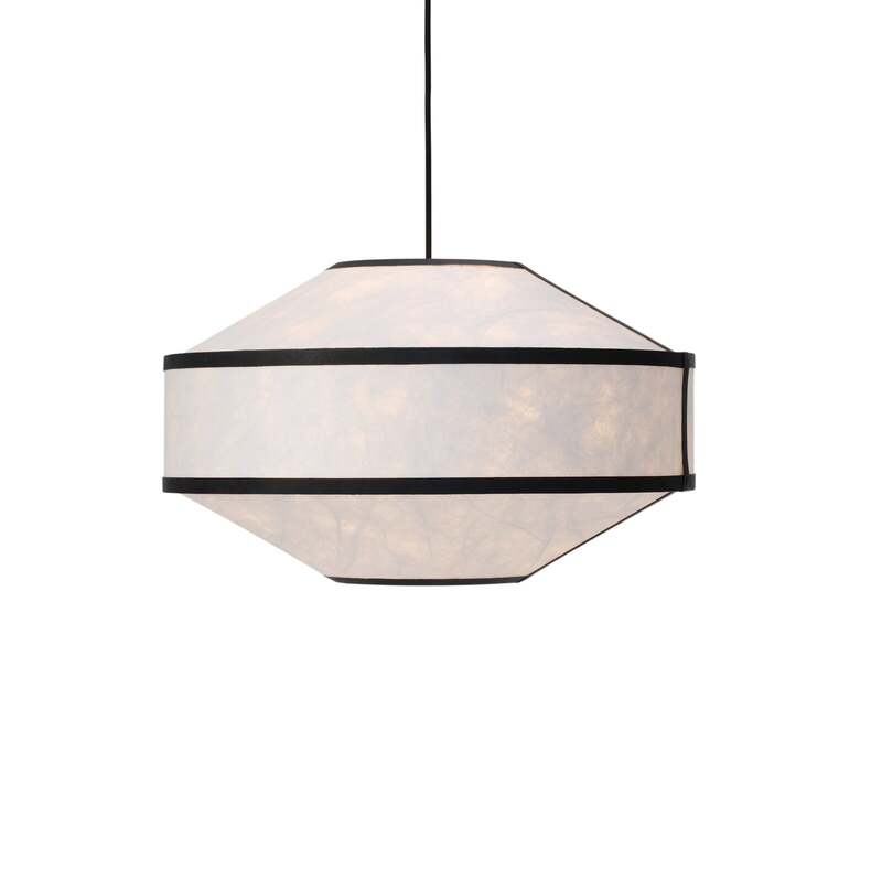 New Works Hängeleuchte Kite LED Pendelleuchte 3-flg dimmbar schwarz weiß Ø55cm - 5712826231104